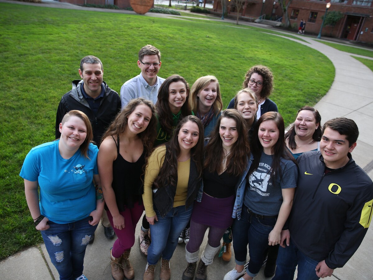 PathwayOregon students gather for a group photo.