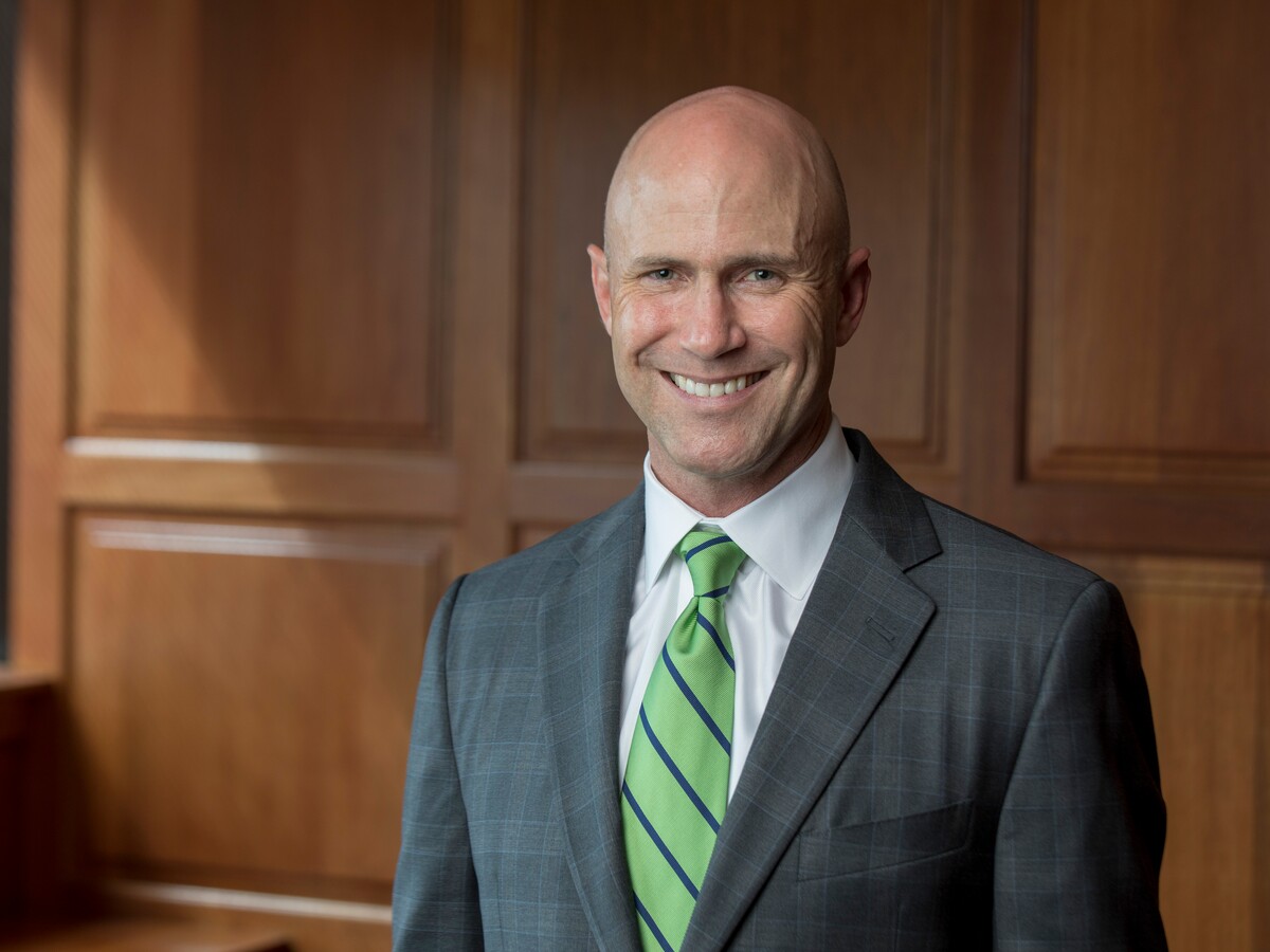 Robert Guldberg smiles for a portrait.