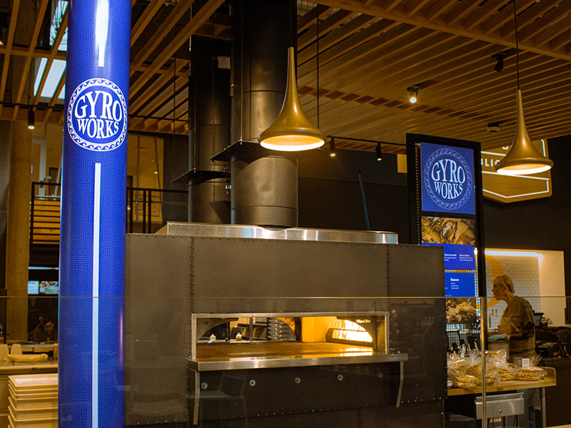 The Gyro Works dining venue.